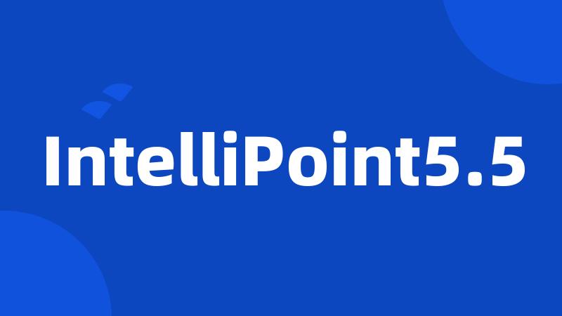 IntelliPoint5.5