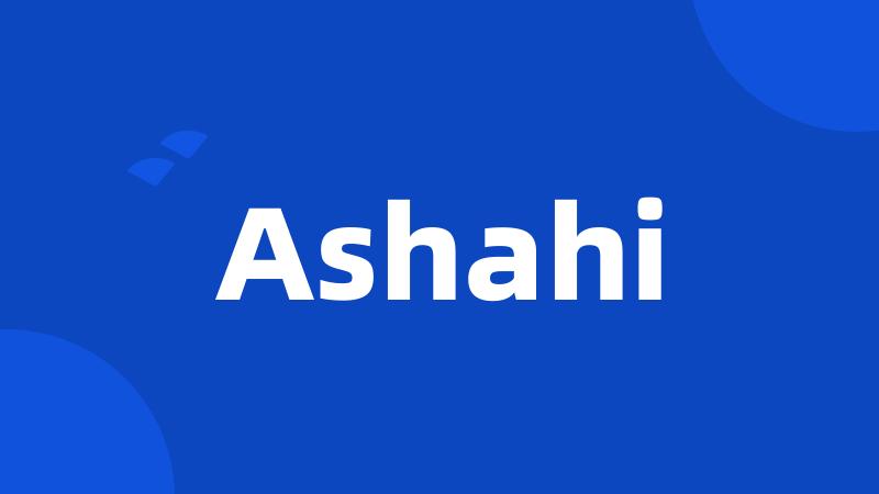 Ashahi