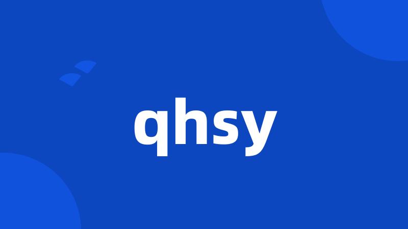 qhsy