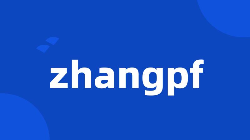 zhangpf