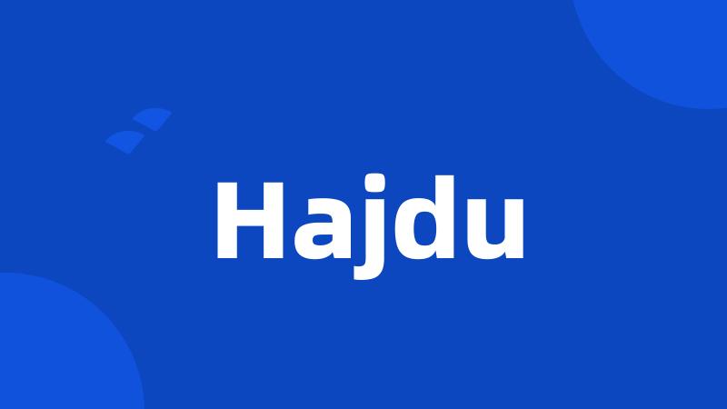 Hajdu