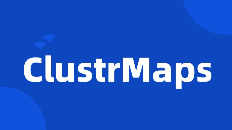 ClustrMaps