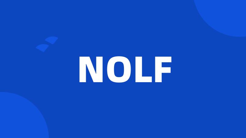 NOLF