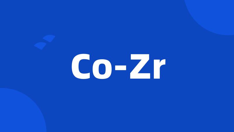 Co-Zr