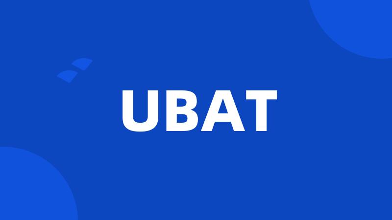 UBAT