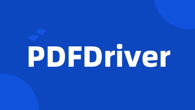 PDFDriver