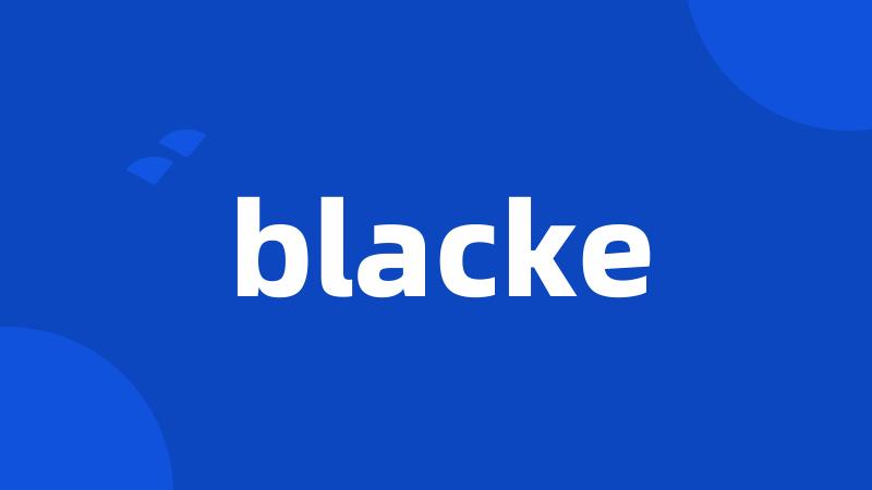 blacke