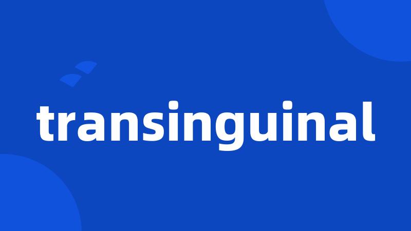 transinguinal