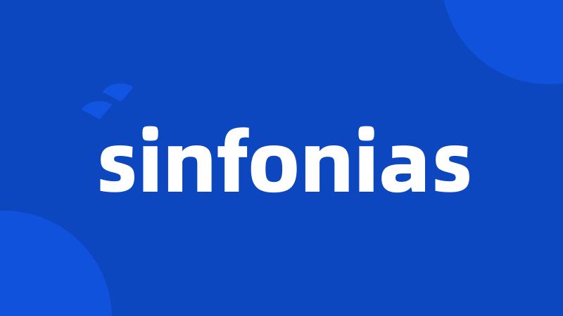 sinfonias