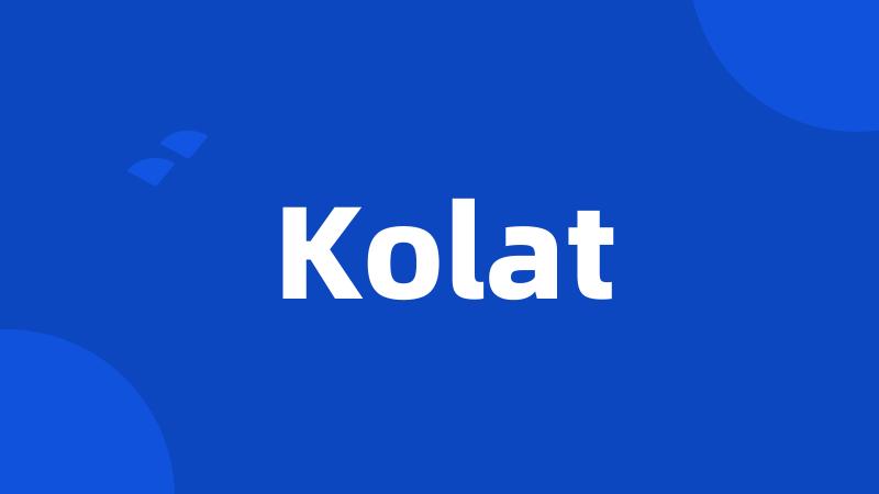 Kolat