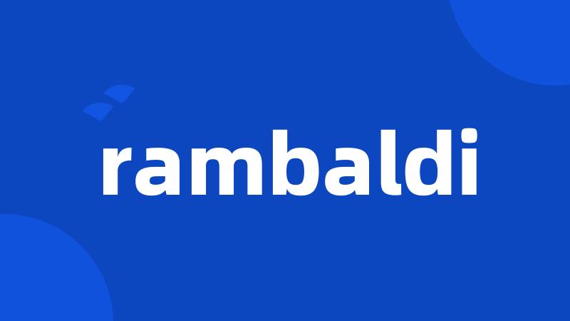 rambaldi