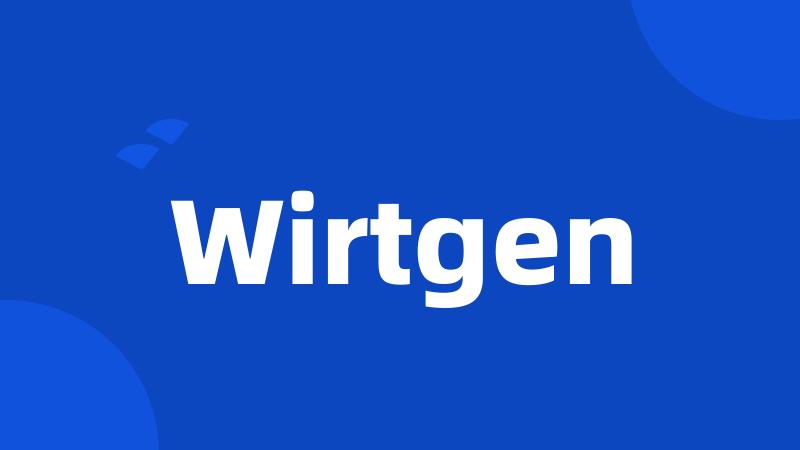 Wirtgen