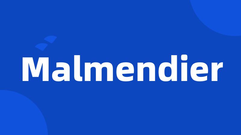 Malmendier