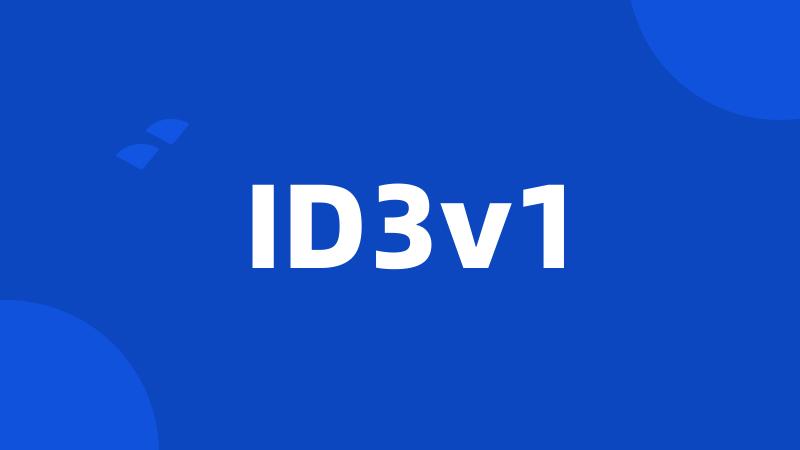 ID3v1