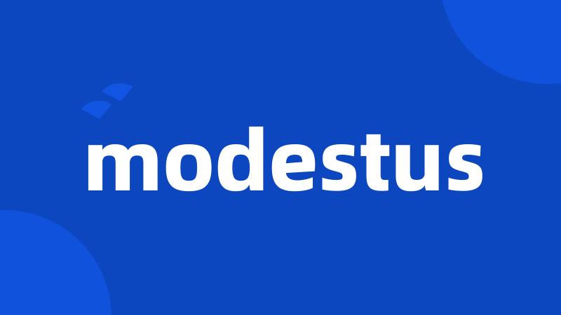 modestus