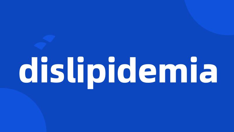 dislipidemia