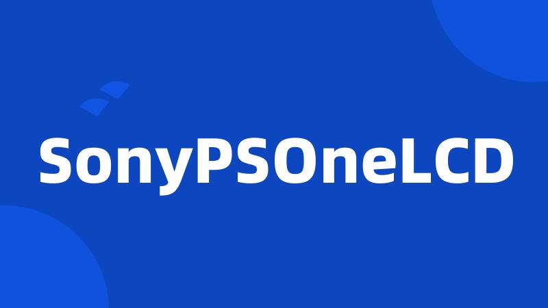 SonyPSOneLCD