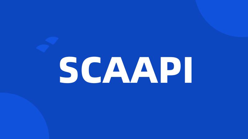 SCAAPI