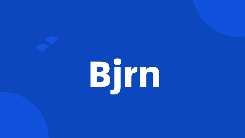 Bjrn