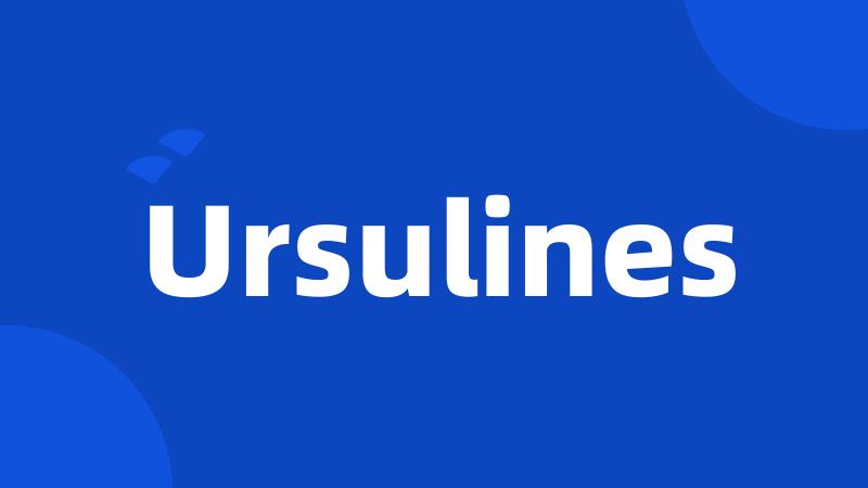 Ursulines