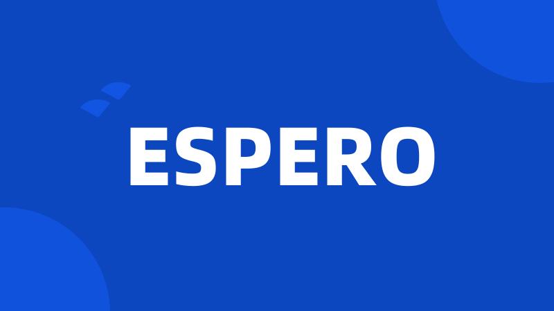 ESPERO