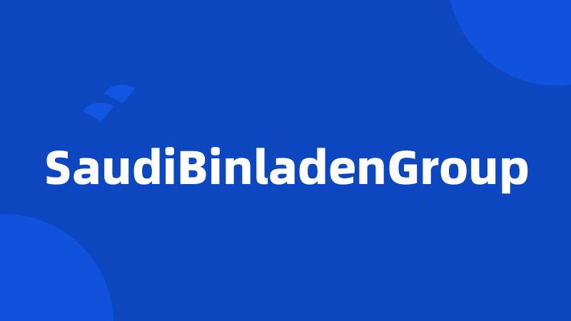 SaudiBinladenGroup