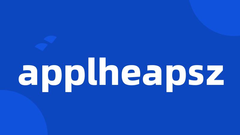 applheapsz