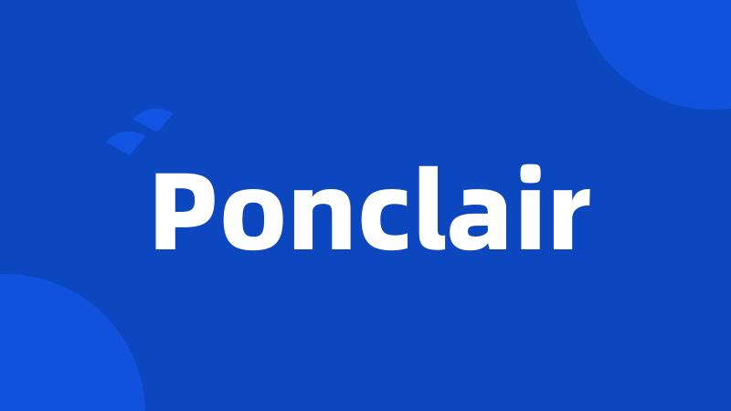 Ponclair