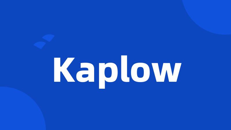 Kaplow