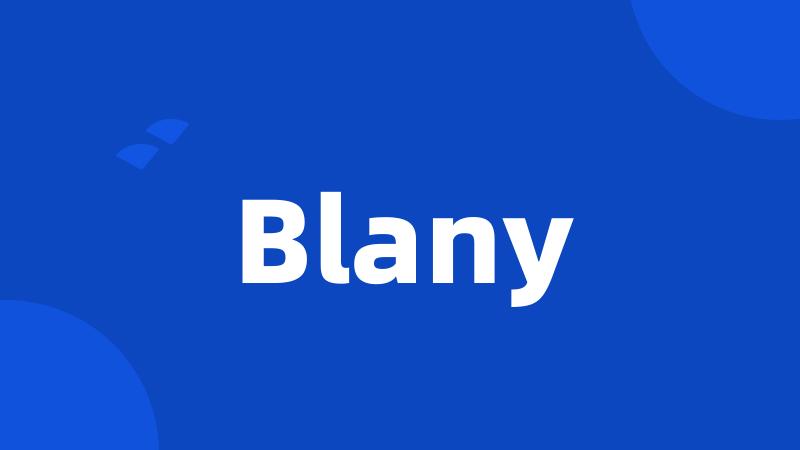 Blany