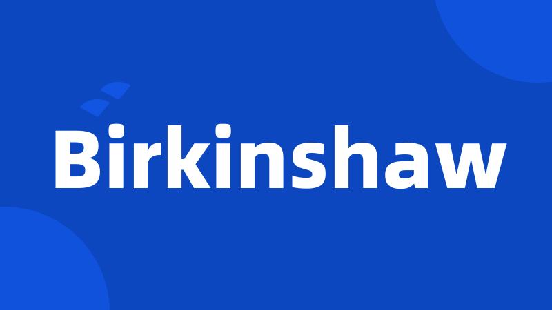 Birkinshaw