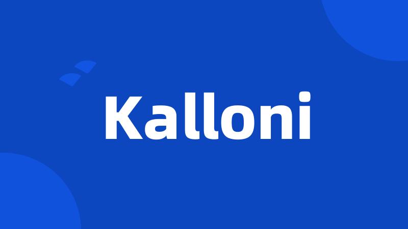 Kalloni