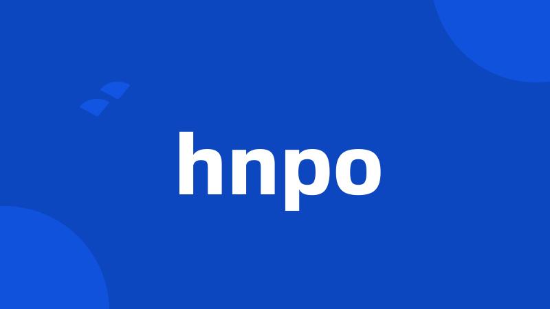 hnpo