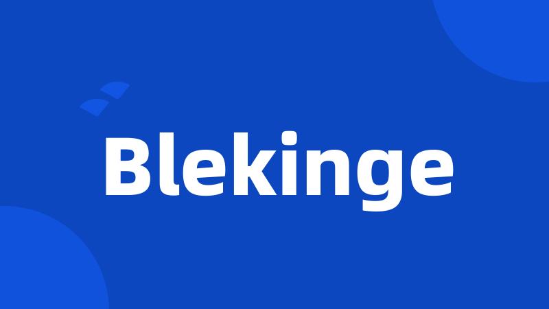 Blekinge