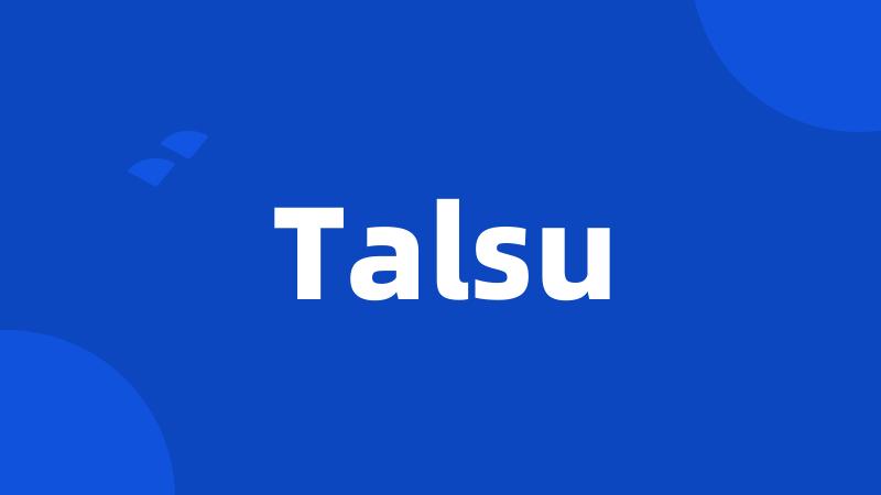 Talsu