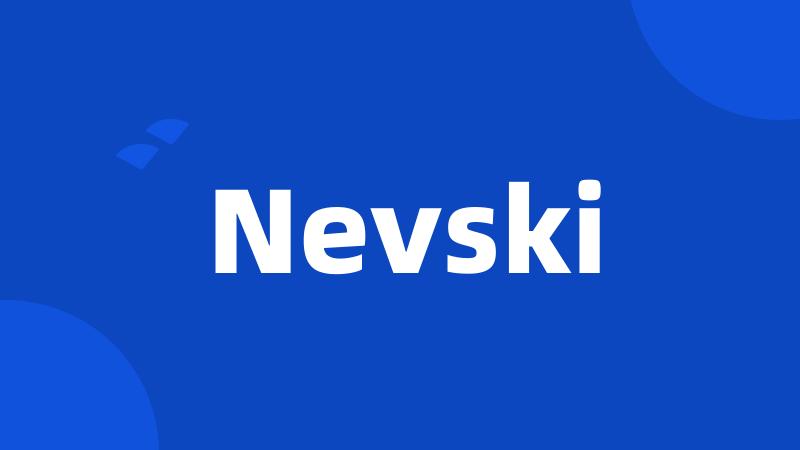 Nevski