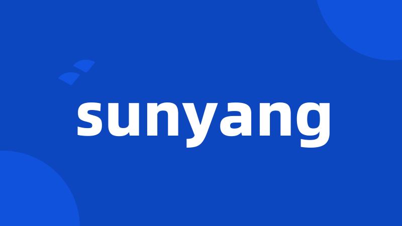 sunyang