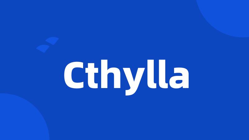 Cthylla