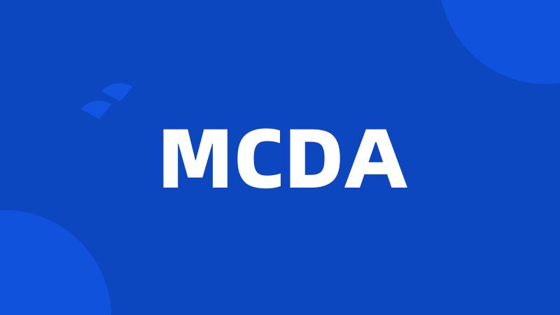 MCDA