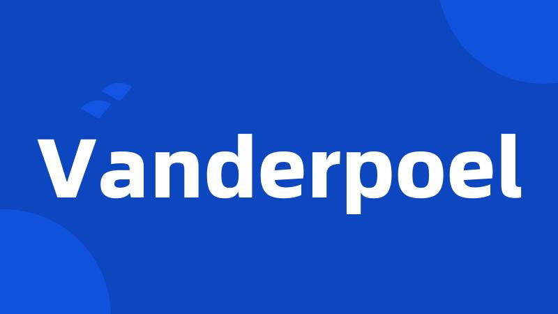 Vanderpoel