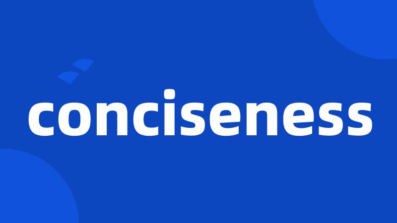 conciseness