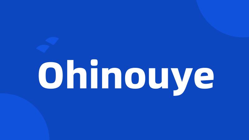 Ohinouye