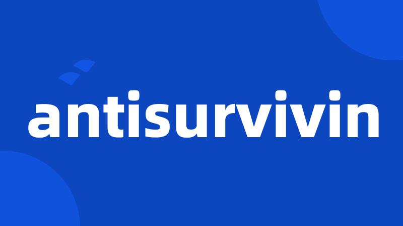 antisurvivin