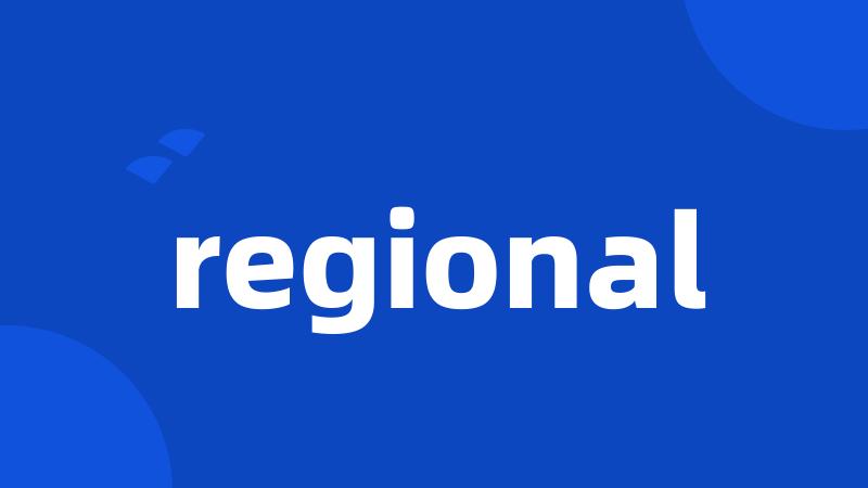 regional