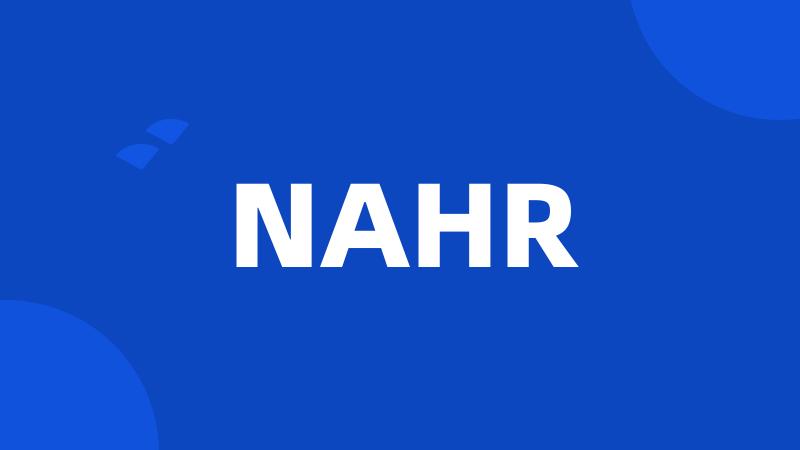 NAHR