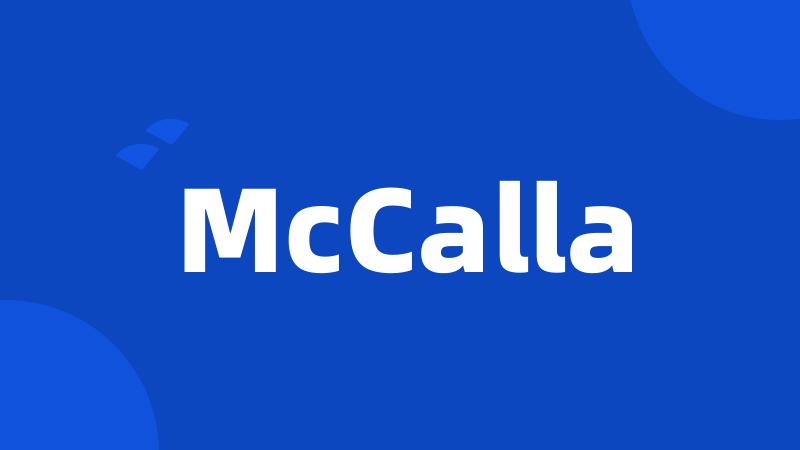 McCalla