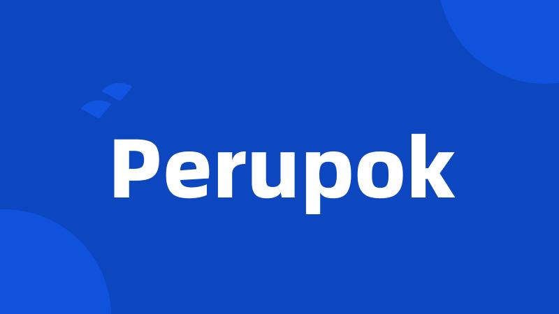 Perupok