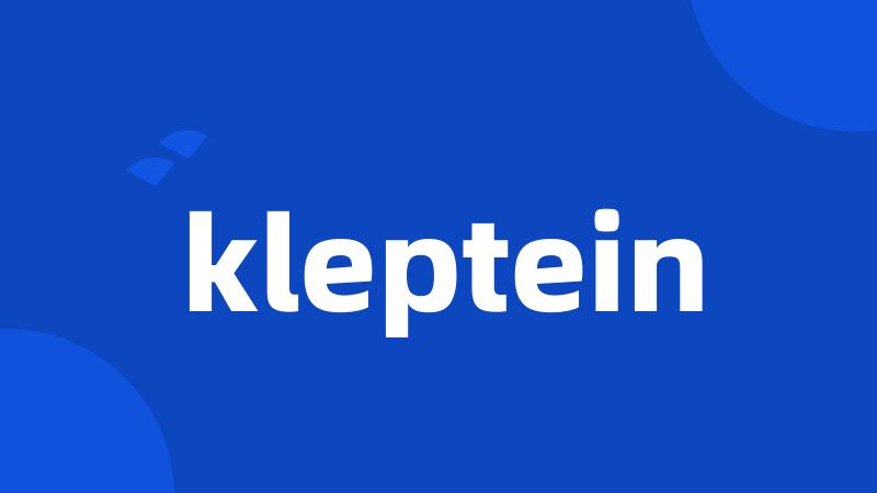 kleptein