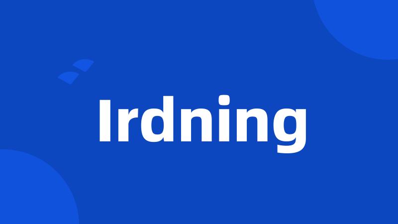 Irdning