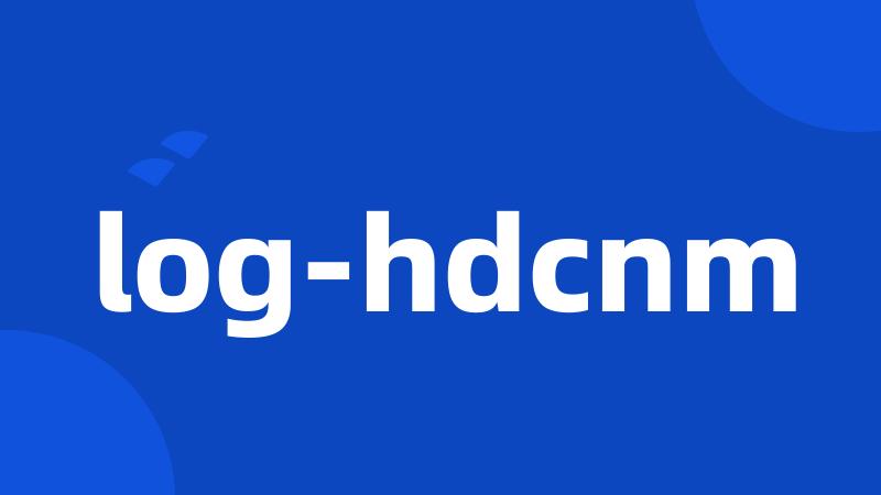 log-hdcnm